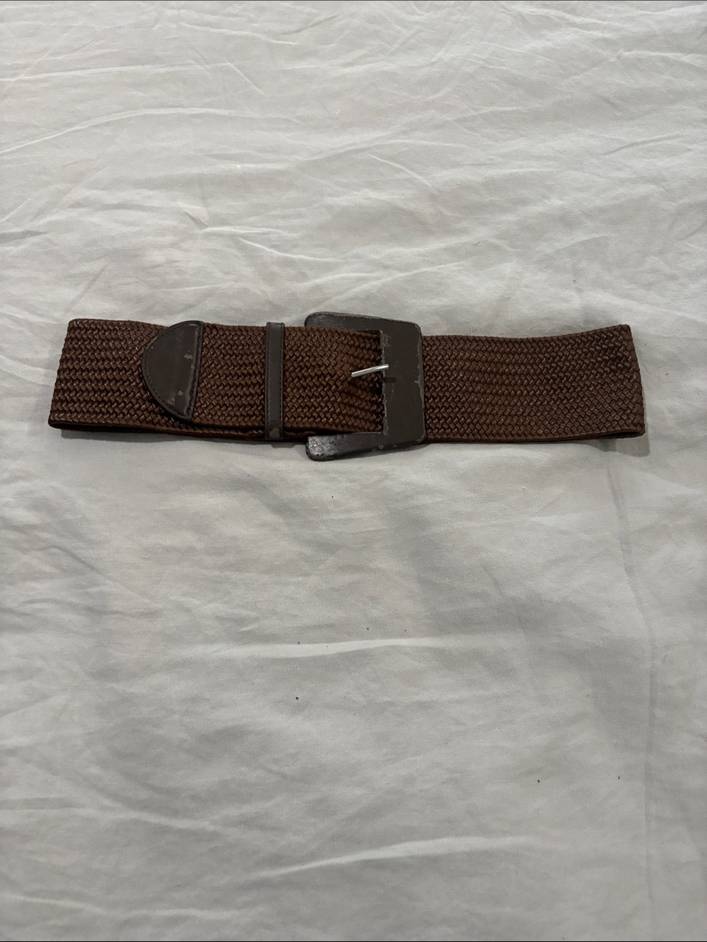 Chico's Brown Woven Stretch Belt